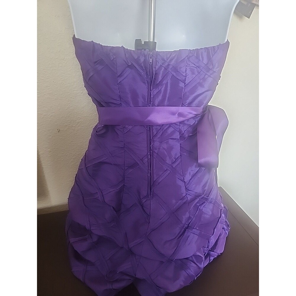 Women's My Michelle Purple Halter Top Short Dress Size 3 - Picture 4 of 5